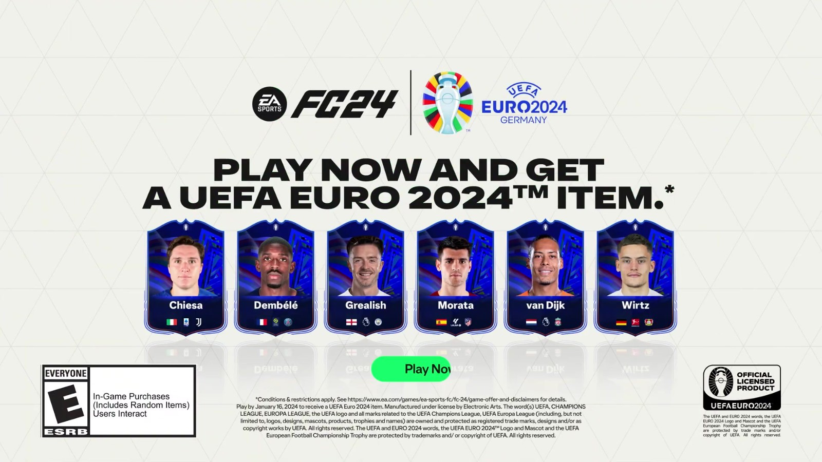 《EA FC 24》明年以免费更新方式添加2024欧洲杯